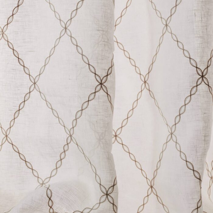 Lucina Fabric - Silver swatch