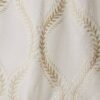 white botanical voile-sheer fabric from Colefax & Fowler
