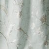 blue botanical voile-sheer fabric from Colefax & Fowler