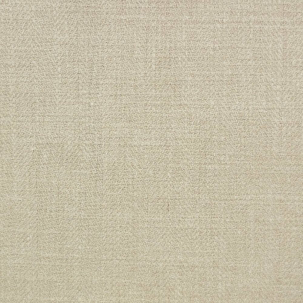 Henley Fabric - Flax by neutral plain woven fabric from Clarke & Clarke