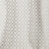 white geometric cotton fabric from Colefax & Fowler