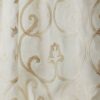 white botanical voile-sheer fabric from Colefax & Fowler
