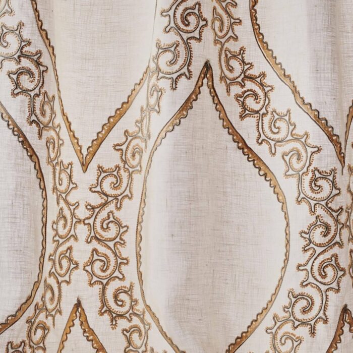 Lysander Fabric - Pale Gold swatch