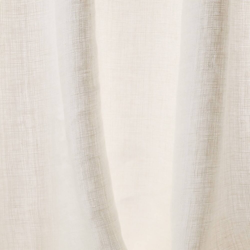 Elizabeth Fabric - Ivory by white plain linen fabric from Colefax & Fowler
