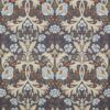 blue botanical embroideried fabric from Colefax & Fowler