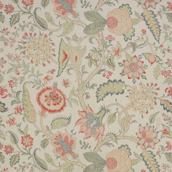 Ajmer Tree Fabric - Multi swatch