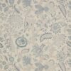 blue botanical linen fabric from Colefax & Fowler