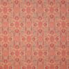 red botanical linen fabric from Colefax & Fowler