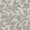 black-grey botanical woven fabric from Clarke & Clarke