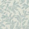 blue botanical woven fabric from Clarke & Clarke