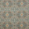 blue geometric printed fabric from Colefax & Fowler