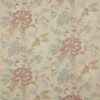 multicolour botanical embroideried fabric from Colefax & Fowler