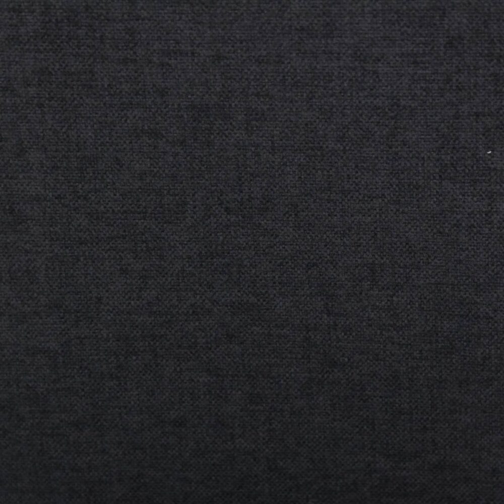 Highlander Fabric - Ebony by black-grey plain woven fabric from Clarke & Clarke