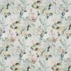 black-grey botanical linen fabric from Designers Guild