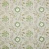 green botanical embroideried fabric from Colefax & Fowler