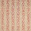 red botanical jacquard fabric from Colefax & Fowler