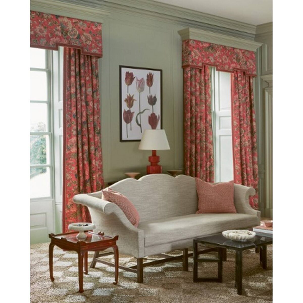 Carnforth Fabric - Leaf Green by Carnforth Fabric - Leaf Green from