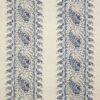 blue striped linen fabric from Colefax & Fowler
