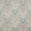 blue botanical woven fabric from Colefax & Fowler