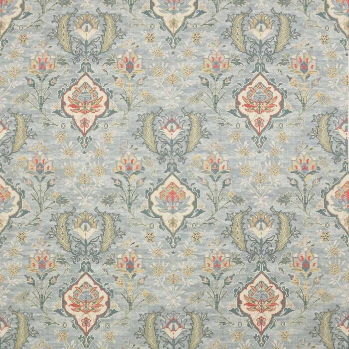 Floriana Fabric - Aqua swatch