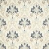multicolour botanical embroideried fabric from Colefax & Fowler