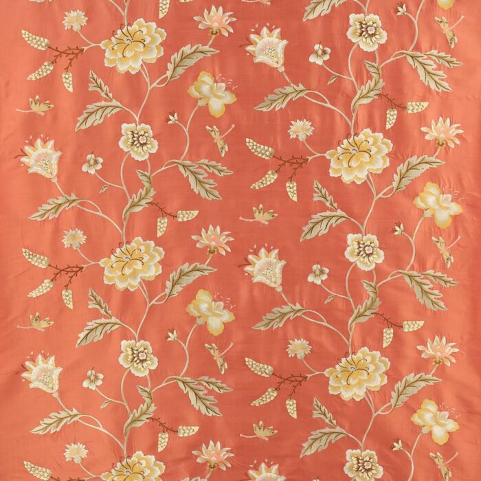 Passerine Fabric - Red swatch