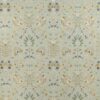 blue botanical embroideried fabric from Colefax & Fowler