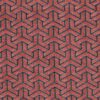 orange geometric velvet-chenille fabric from Cristina Marrone