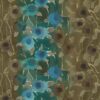 blue botanical printed fabric from Designers Guild