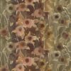 brown botanical printed fabric from Designers Guild
