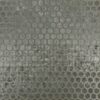 black-grey geometric velvet-chenille fabric from Designers Guild