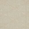 brown geometric embroideried fabric from Clarke & Clarke