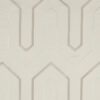 brown geometric embroideried fabric from Clarke & Clarke