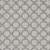 black-grey geometric embroideried fabric from Clarke & Clarke