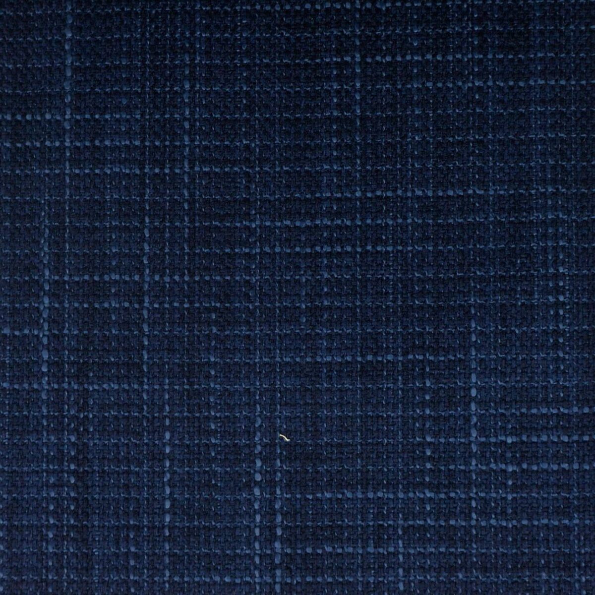 Emporio Fabric - Navy by blue plain woven fabric from Cristina Marrone