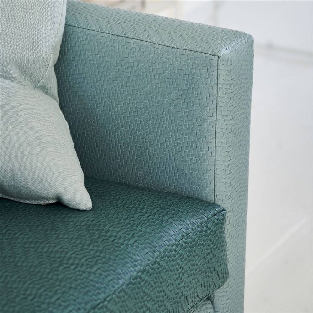 Matara Tessere Fabric - Celadon by Matara Tessere Fabric - Celadon from