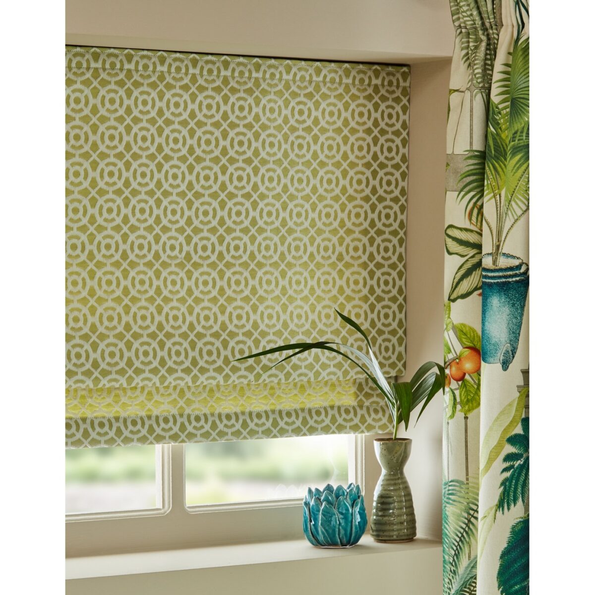 Maze Fabric - Ochre by Maze Fabric - Ochre from