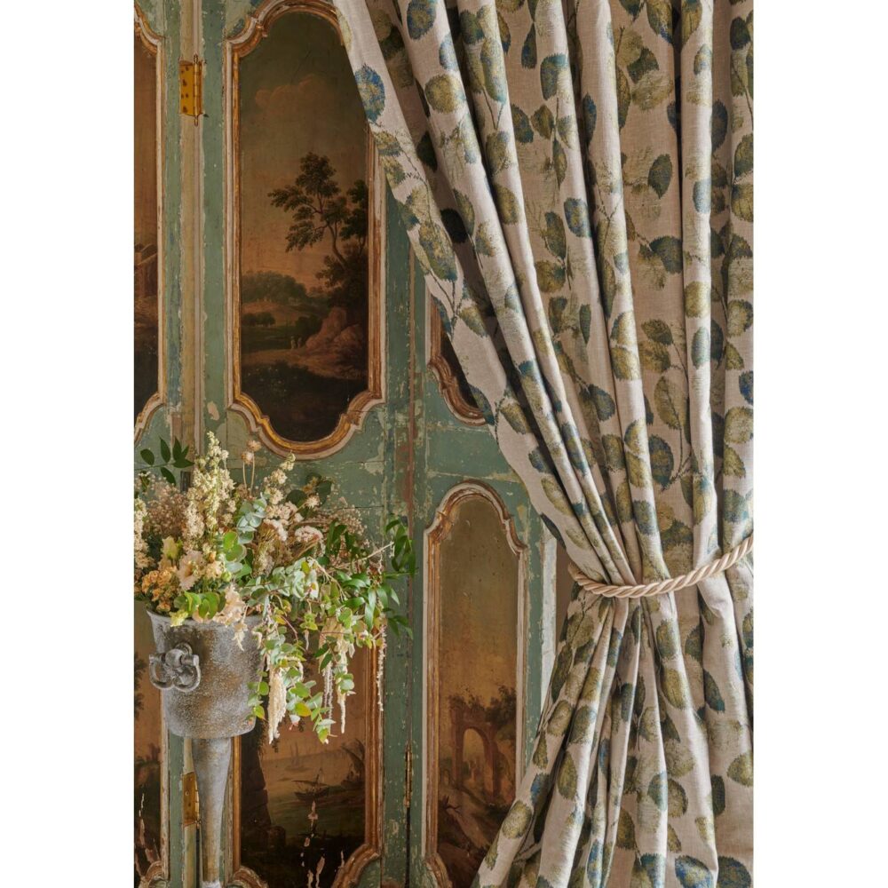 Northia Fabric - Olive / Peacock by Northia Fabric - Olive / Peacock from
