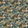 multicolour botanical printed fabric from Clarke & Clarke