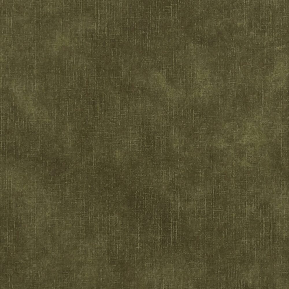 Martello Fabric - Olive by green plain velvet-chenille fabric from Clarke & Clarke