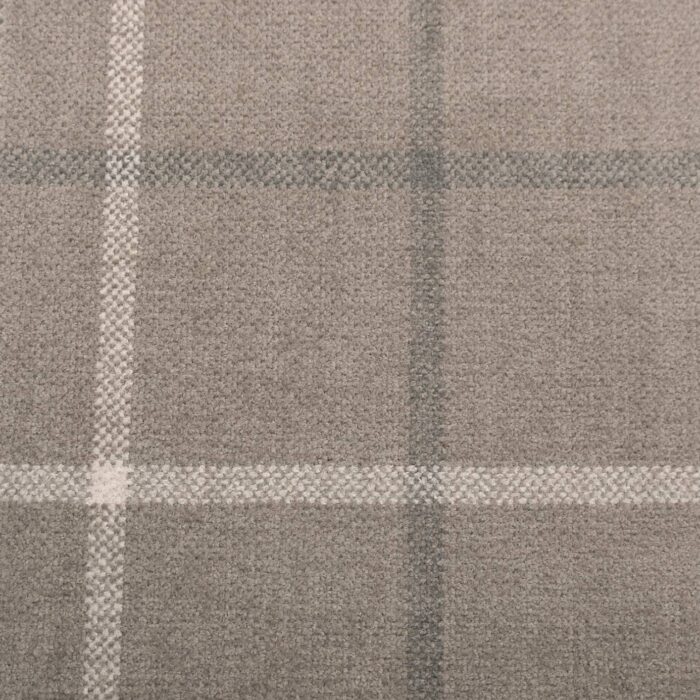 Lana Window Pane Fabric - Latte swatch