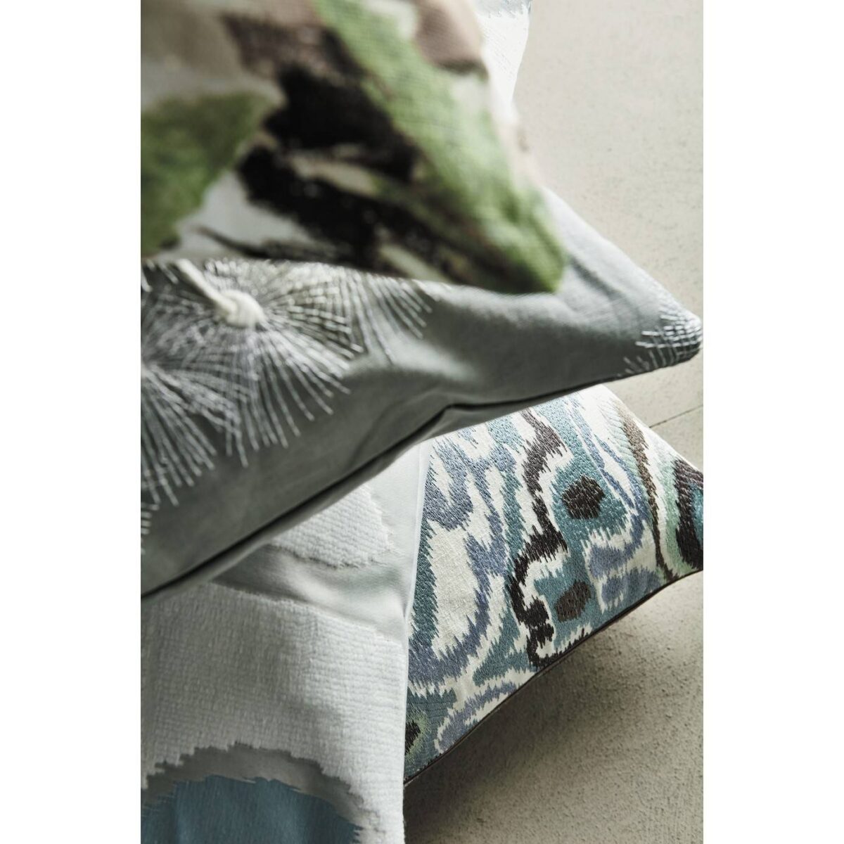 Amity Fabric - Slate / Gold from