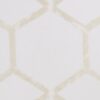 black-grey geometric voile-sheer fabric from Clarke & Clarke