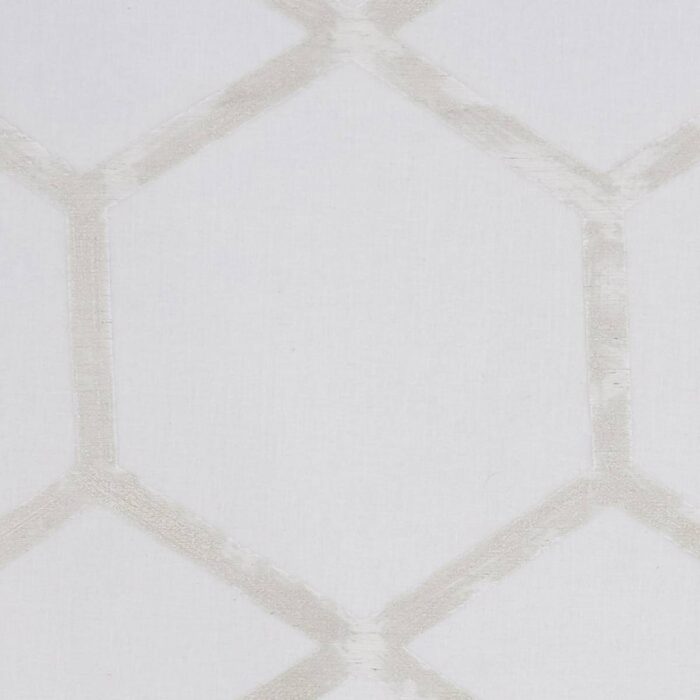 Forma Fabric - Ivory / Silver swatch