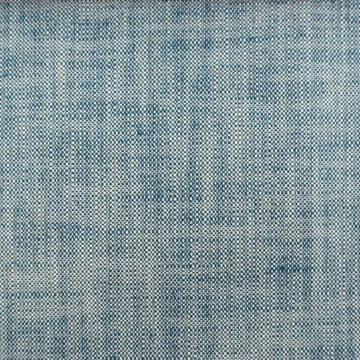 Lombardia fabric - Petrol by blue plain woven fabric from Cristina Marrone