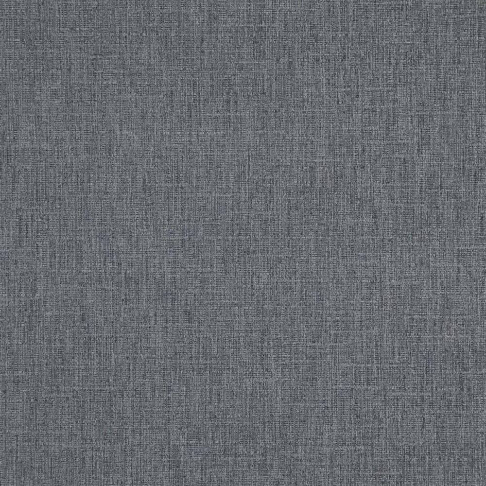 Torver Fabric - Smoke by black-grey plain woven fabric from Designers Guild