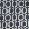 black-grey geometric jacquard fabric from Cristina Marrone