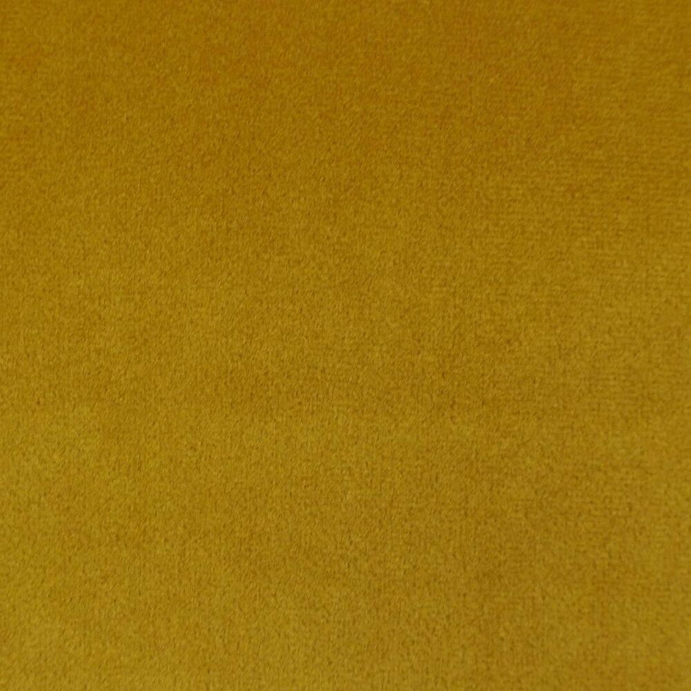 Passione Fabric - Saffron by brown plain velvet-chenille fabric from Cristina Marrone