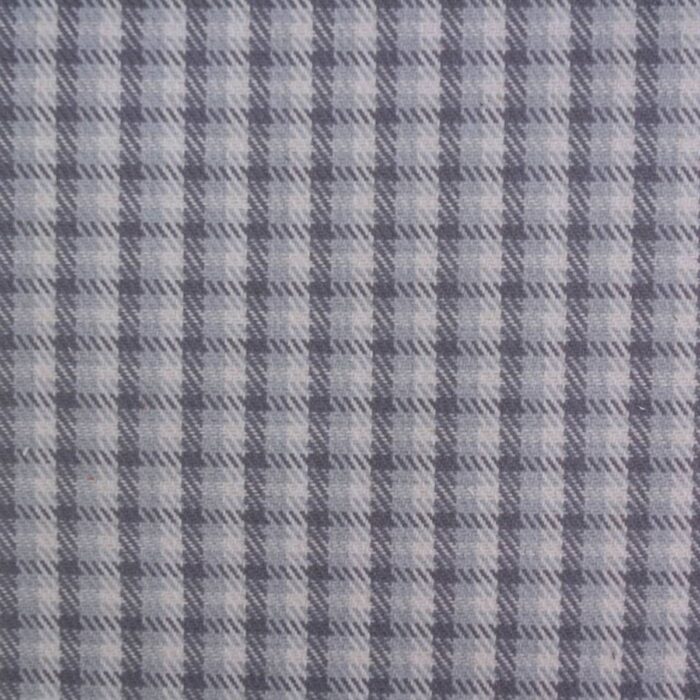 Quattro Check Fabric - Dove swatch