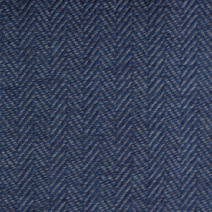 Quattro Herringbone Fabric - Marrine – Marine swatch